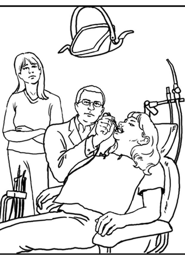 77 Dentist Coloring Pages Printable 30