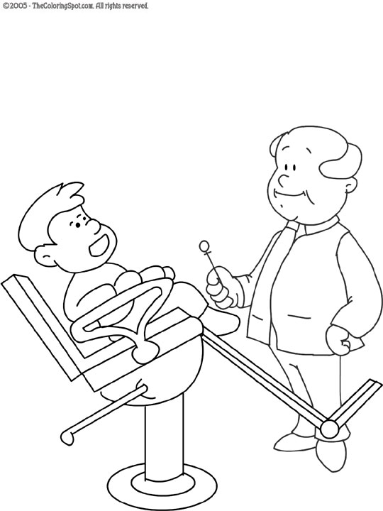 77 Dentist Coloring Pages Printable 33