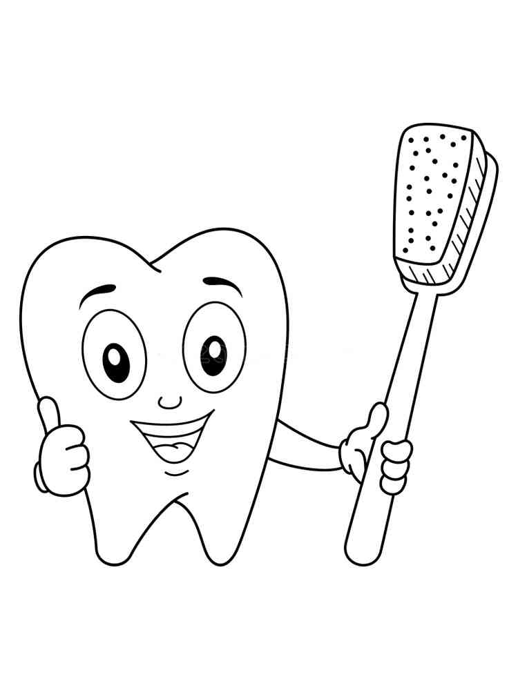 77 Dentist Coloring Pages Printable 34