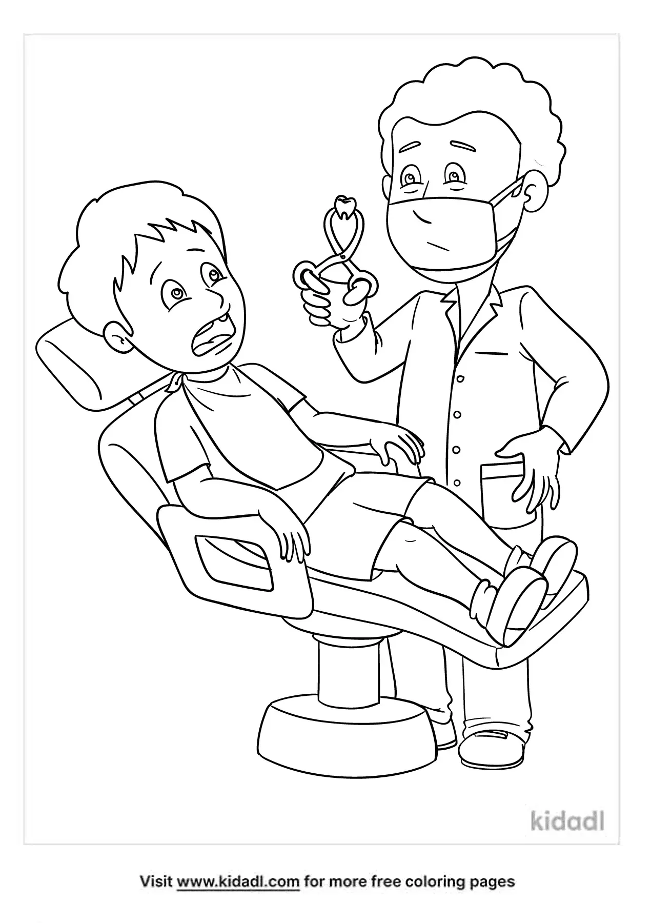 77 Dentist Coloring Pages Printable 40