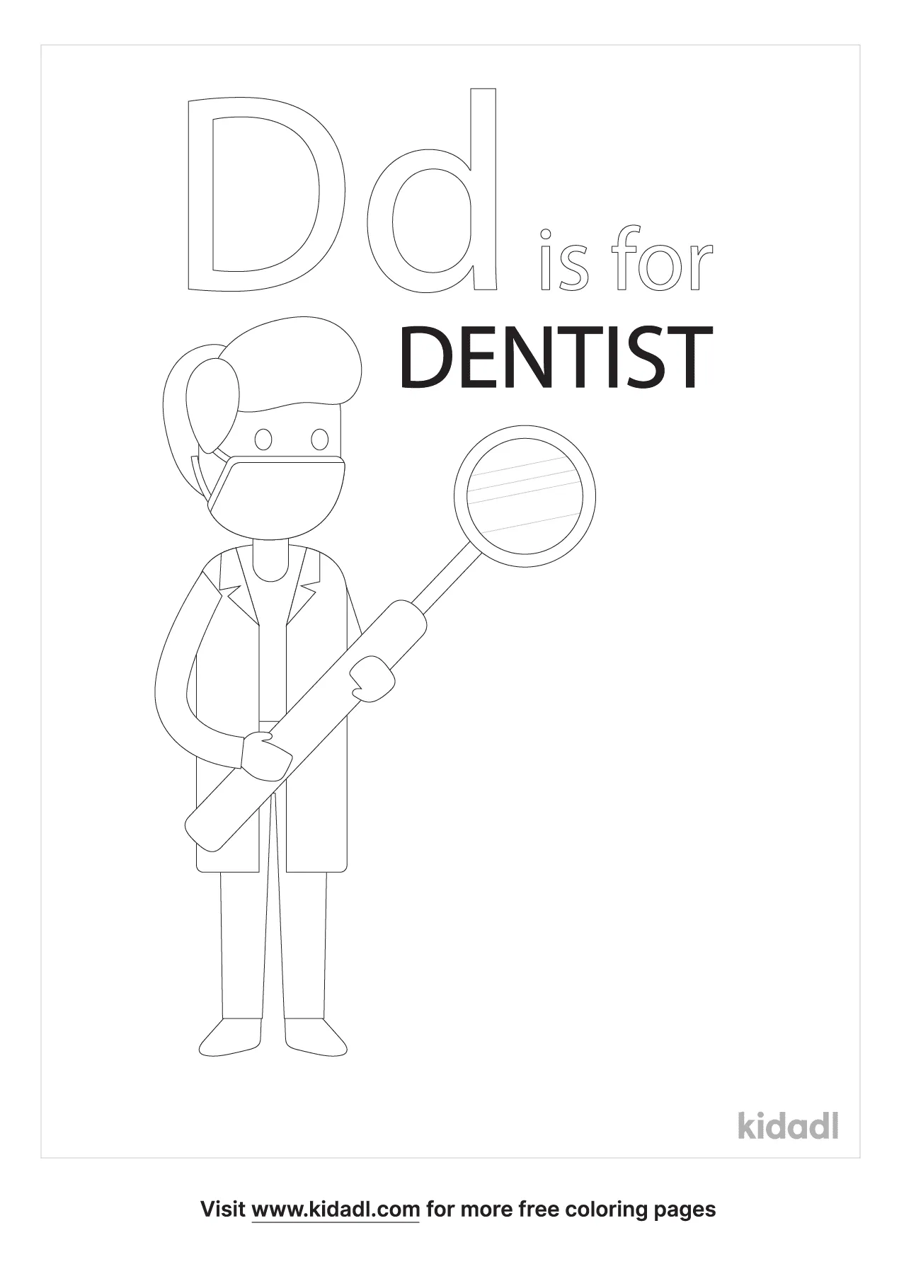 77 Dentist Coloring Pages Printable 44