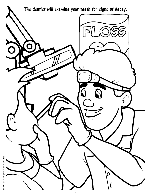 77 Dentist Coloring Pages Printable 51