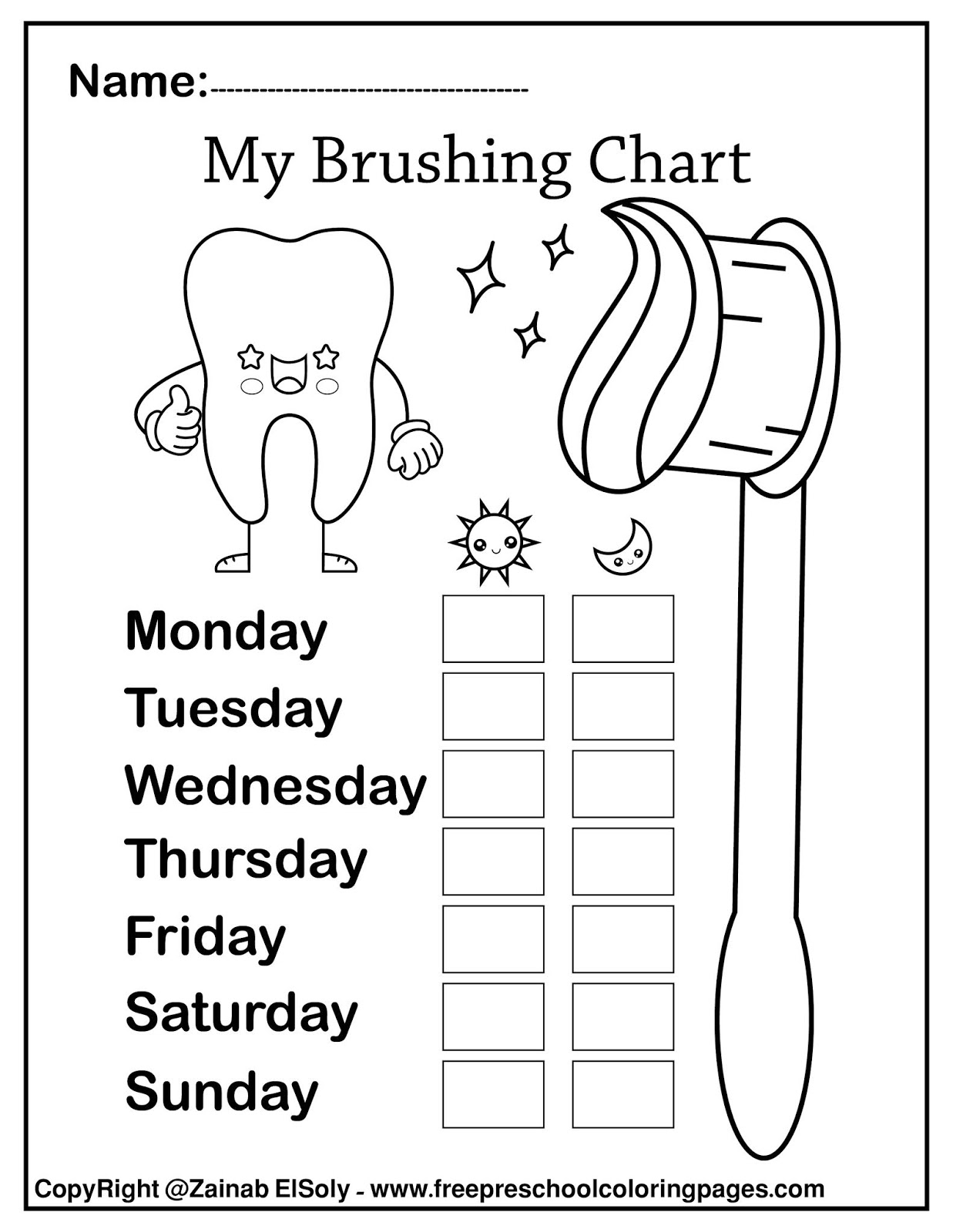 77 Dentist Coloring Pages Printable 56