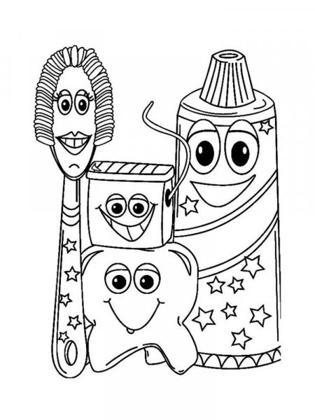 77 Dentist Coloring Pages Printable 59