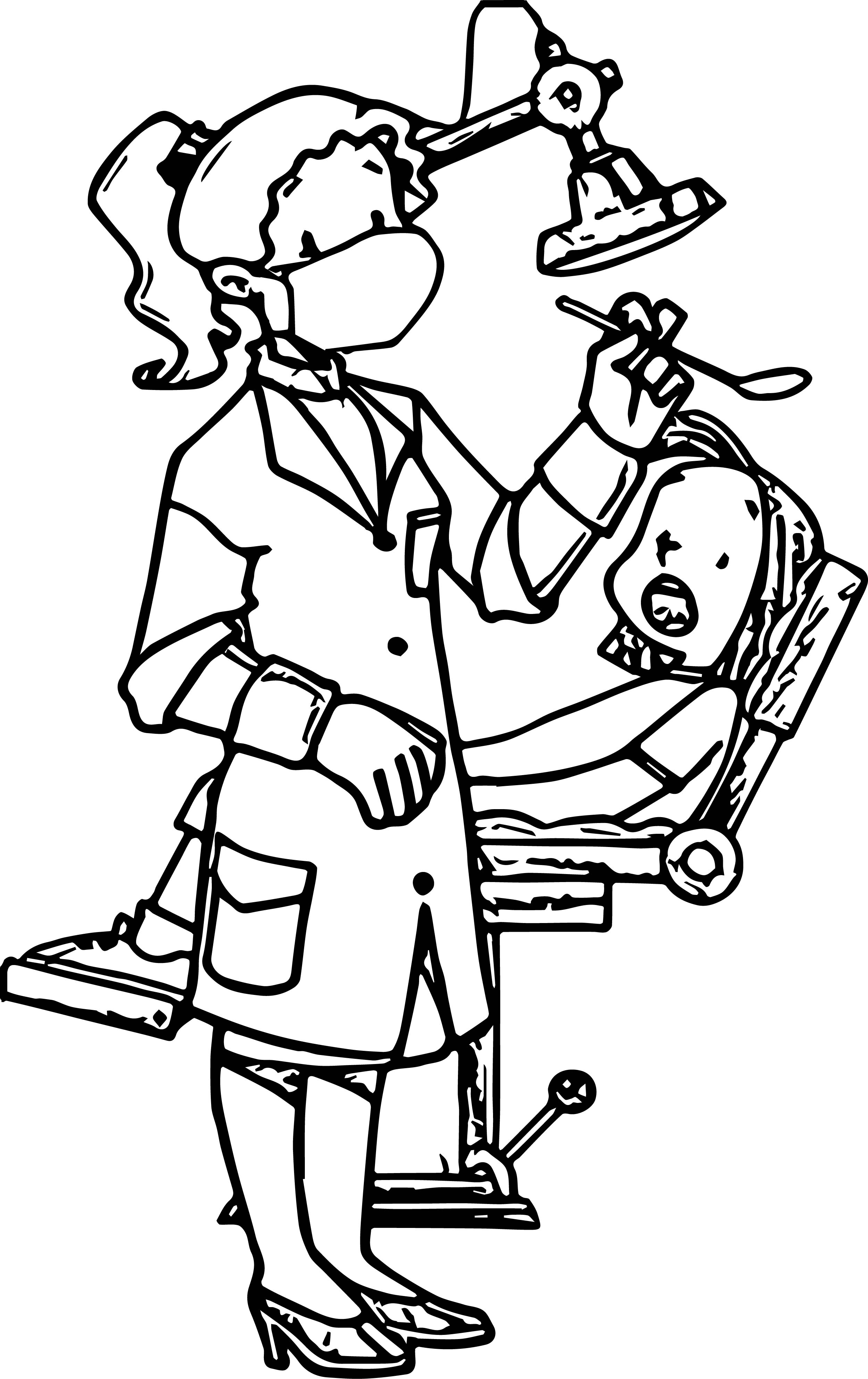 77 Dentist Coloring Pages Printable 62