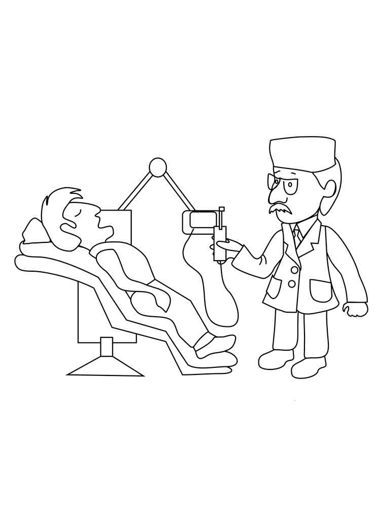 77 Dentist Coloring Pages Printable 64