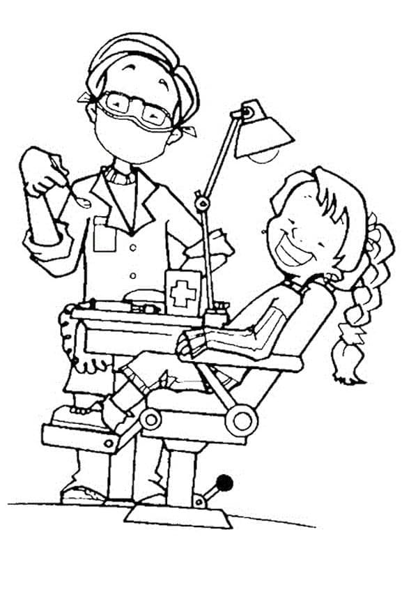 dentist coloring pages printable jpg