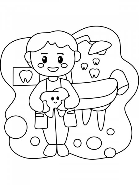 dentist coloring pages printable jpg