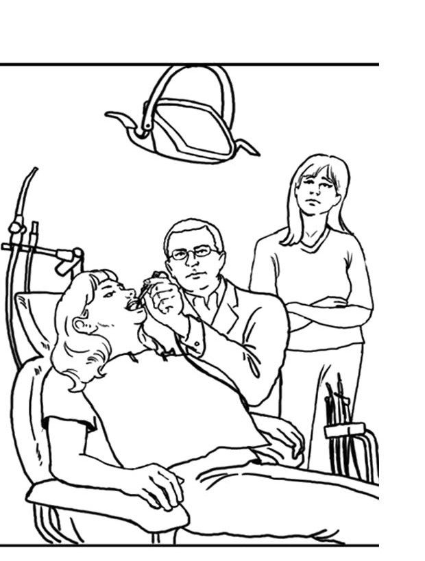 dentist coloring pages printable jpg