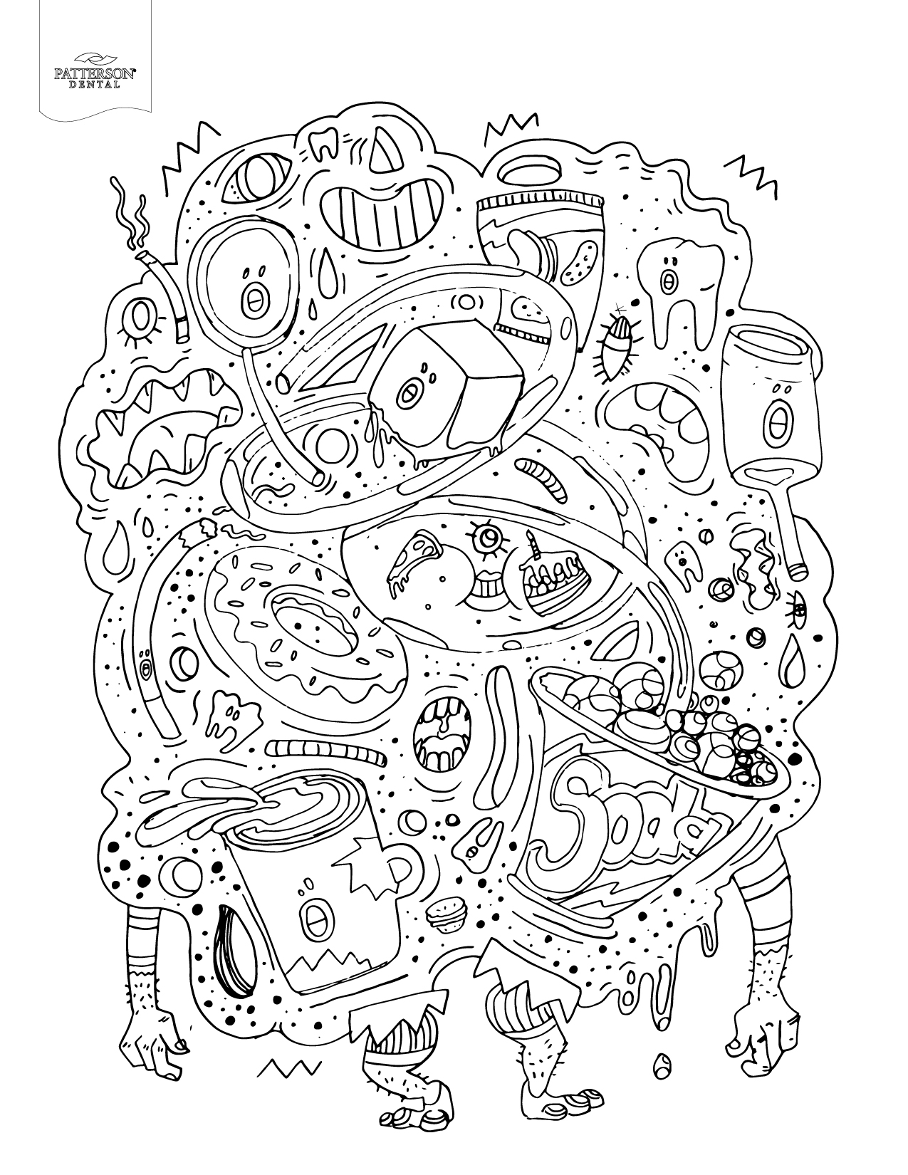 77 Dentist Coloring Pages Printable 73