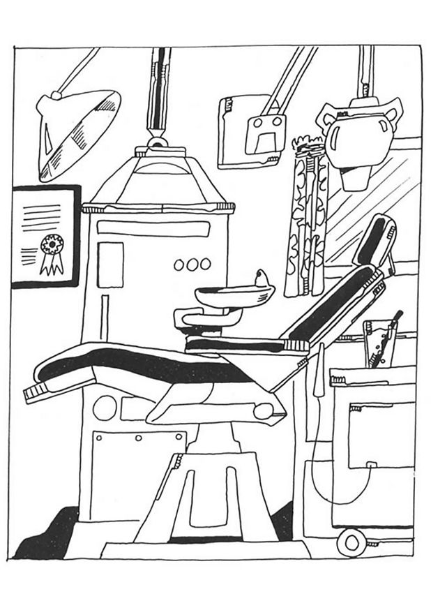 77 Dentist Coloring Pages Printable 8