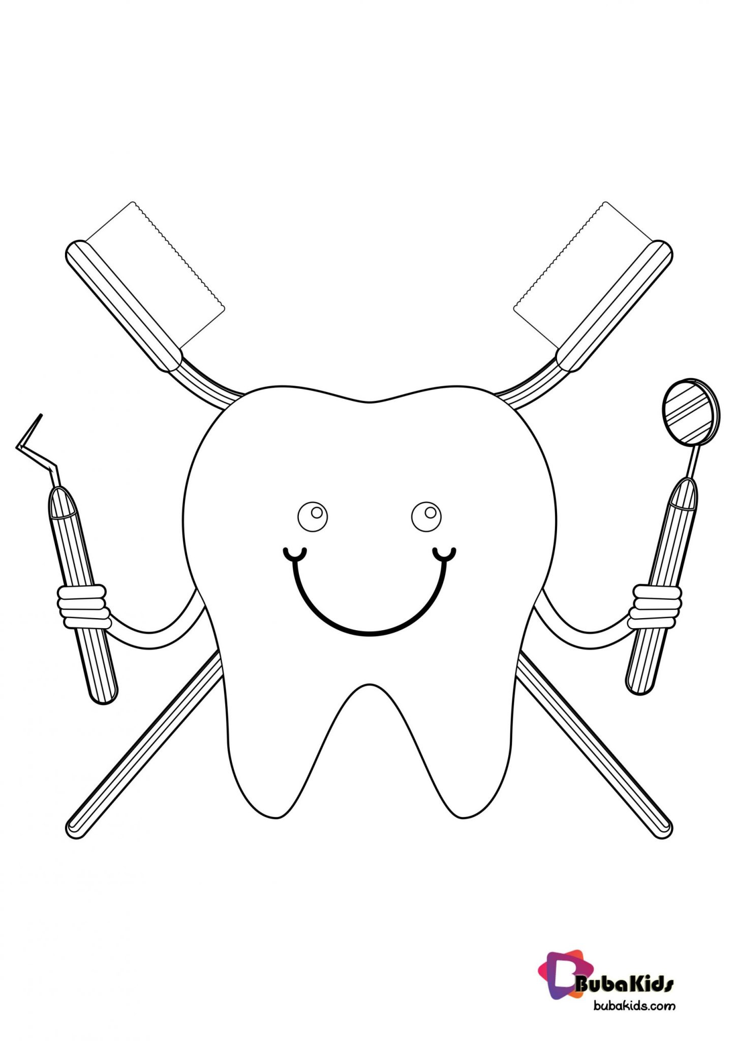 77 Dentist Coloring Pages Printable 9