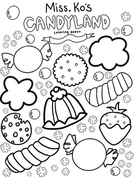 77 Free Candyland Coloring Pages for Kids Printable 14