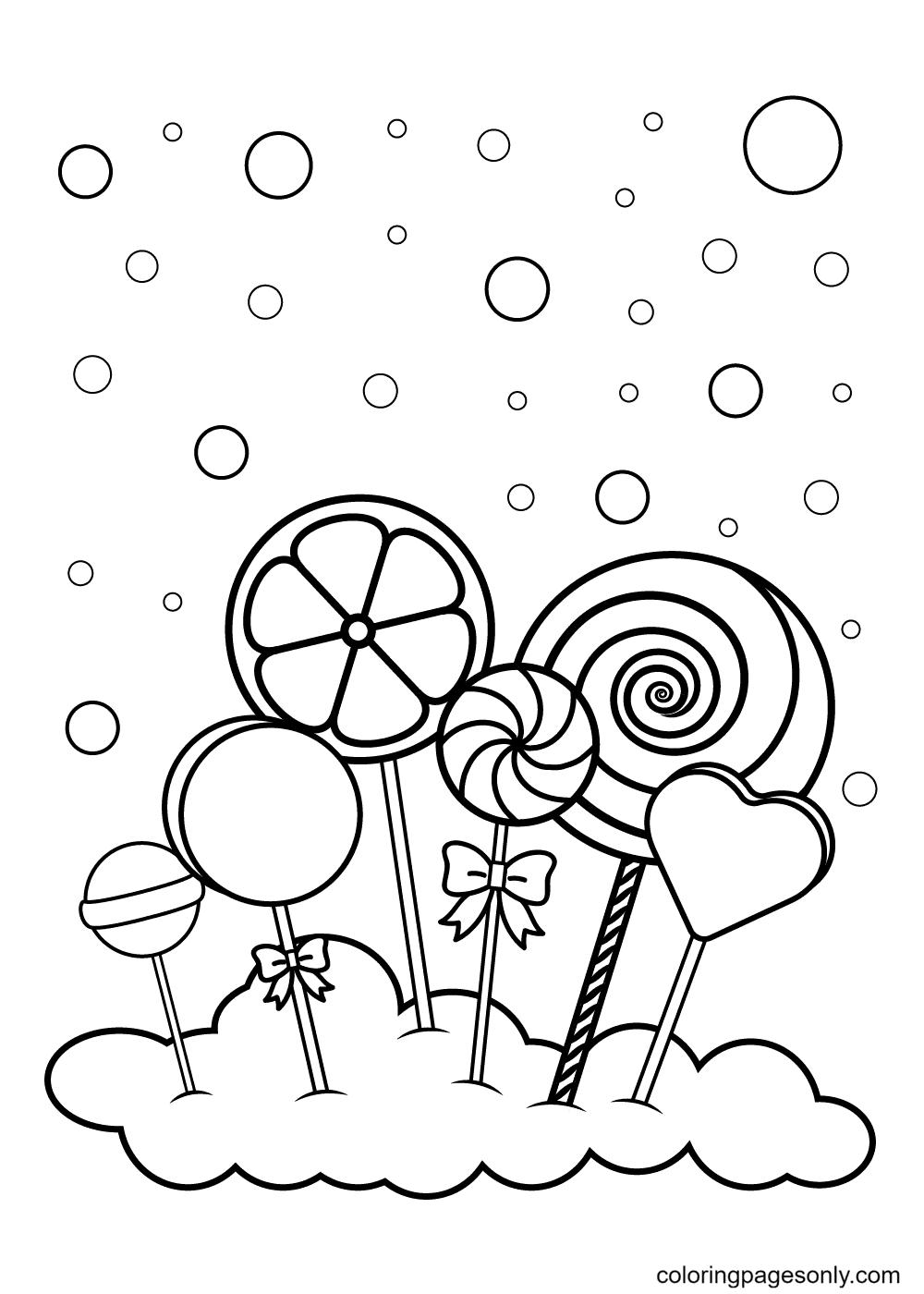 77 Free Candyland Coloring Pages for Kids Printable 18