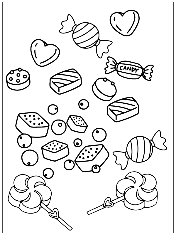 77 Free Candyland Coloring Pages for Kids Printable 28