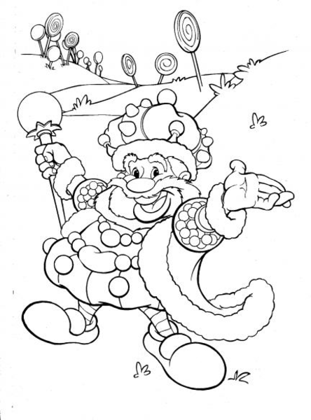 77 Free Candyland Coloring Pages for Kids Printable 46