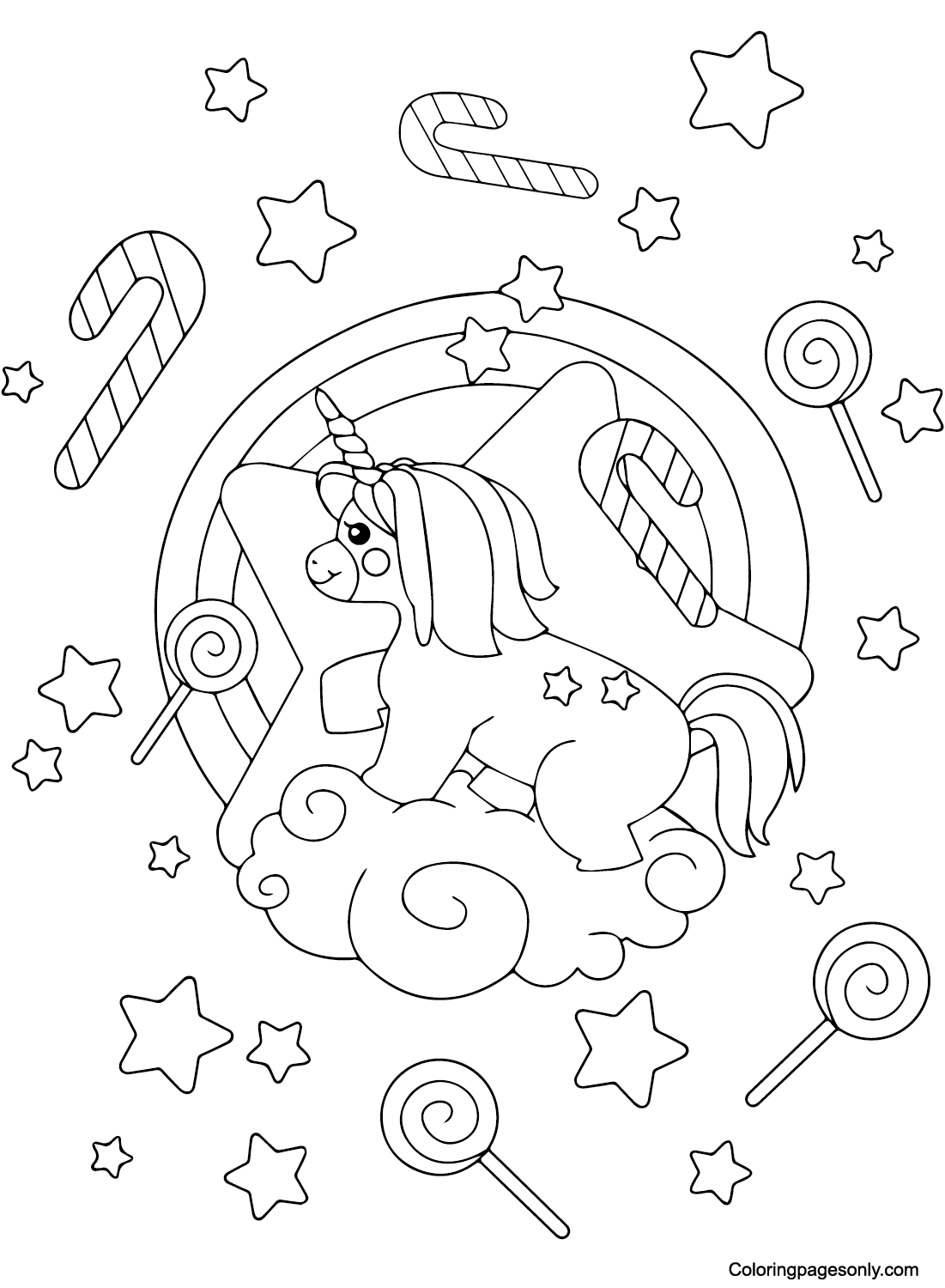 77 Free Candyland Coloring Pages for Kids Printable 70