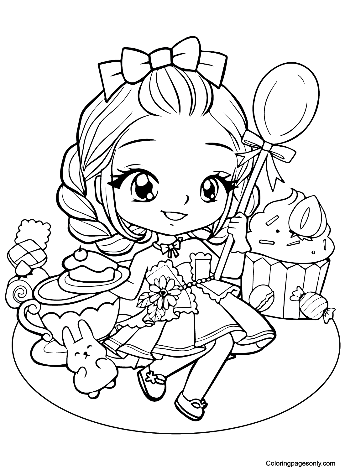 77 Free Candyland Coloring Pages for Kids Printable 72