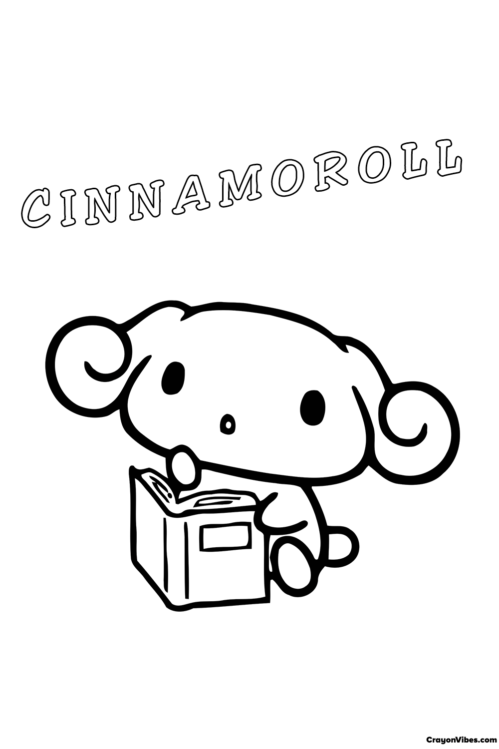 78 Cute Cinnamoroll Coloring Pages Printable 1