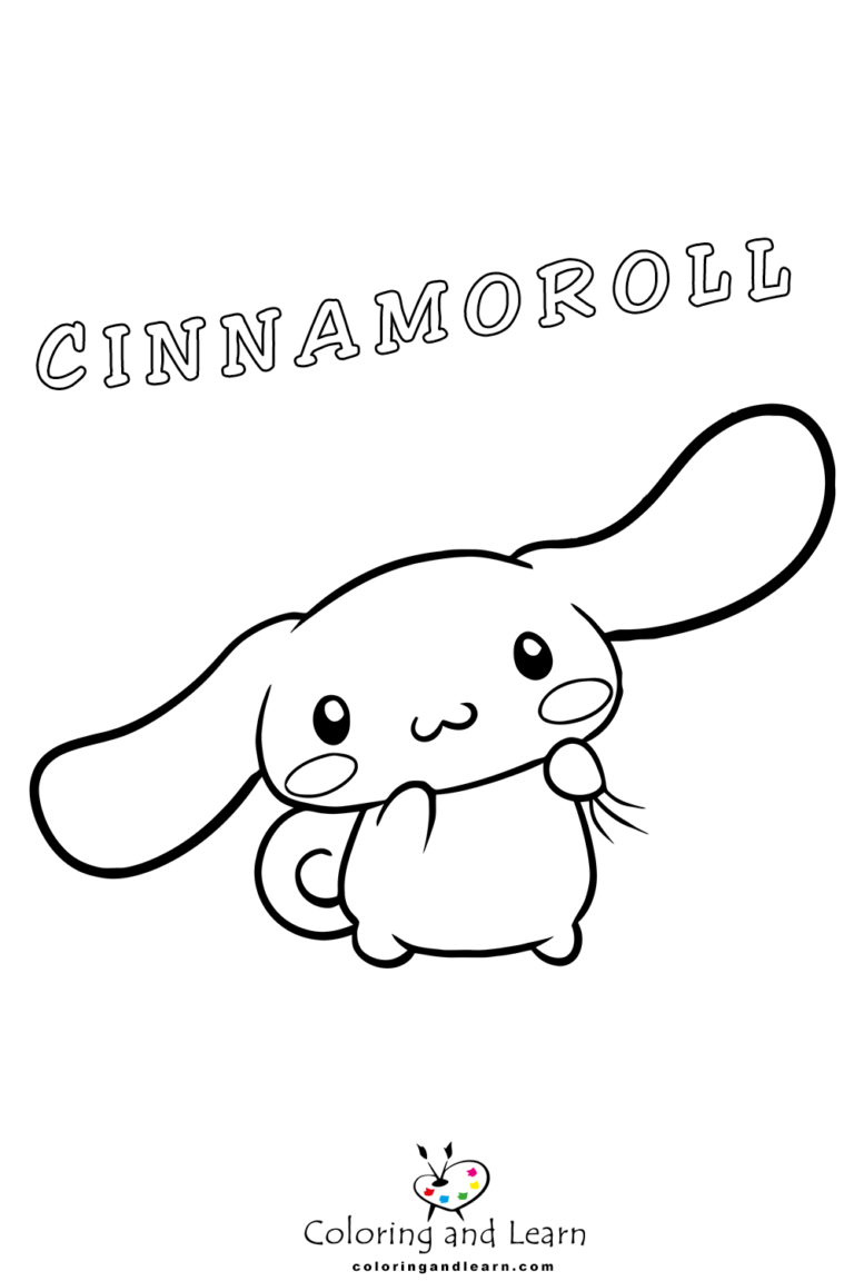 78 Cute Cinnamoroll Coloring Pages Printable 11