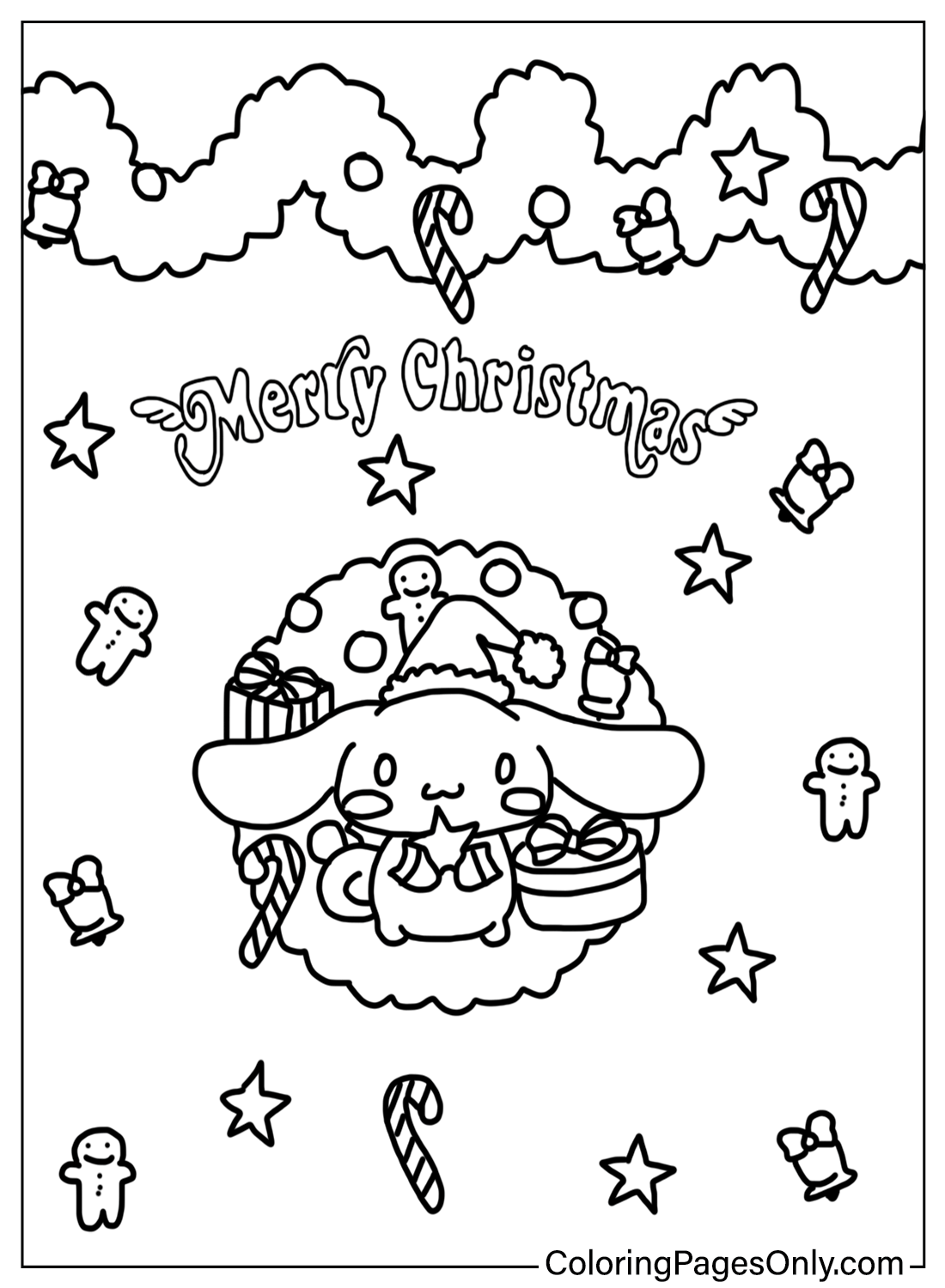 78 Cute Cinnamoroll Coloring Pages Printable 14