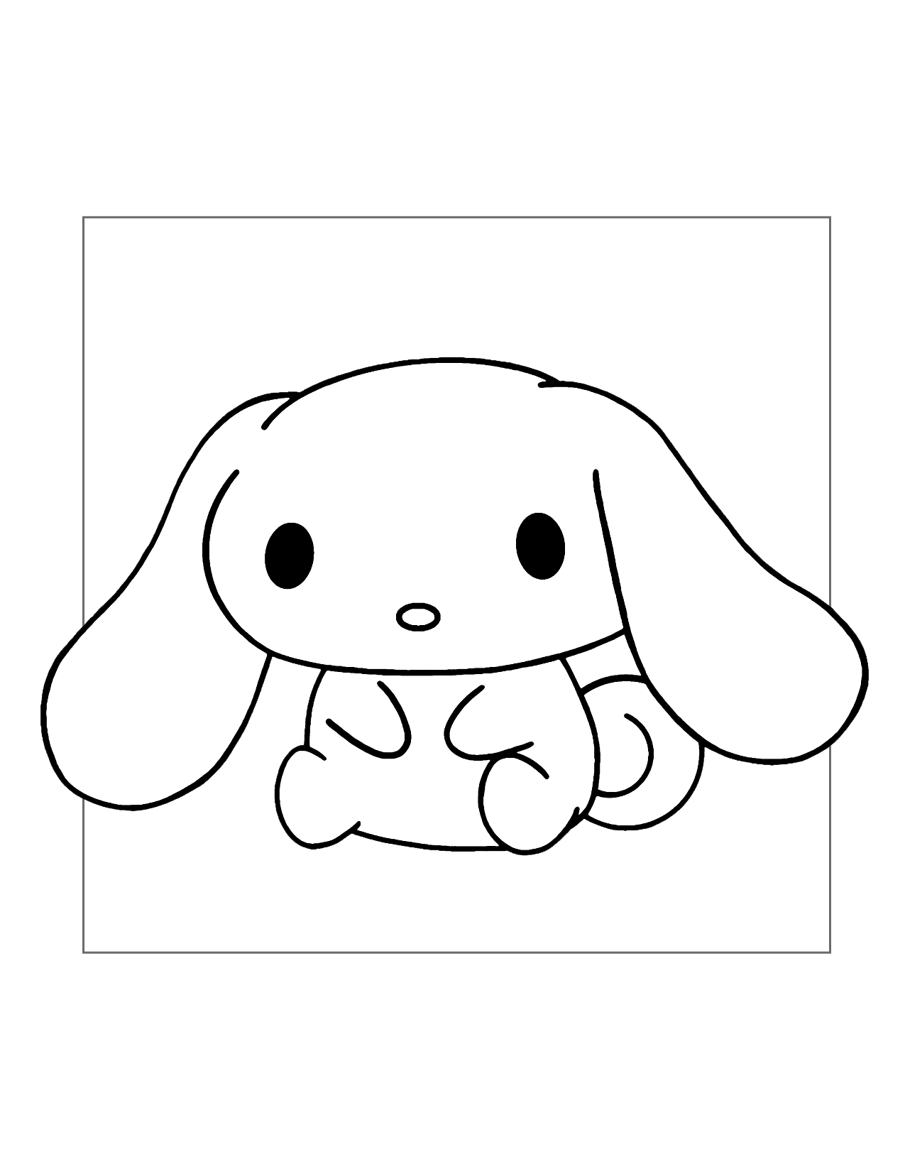 78 Cute Cinnamoroll Coloring Pages Printable 20