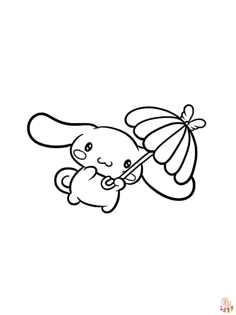 78 Cute Cinnamoroll Coloring Pages Printable 21