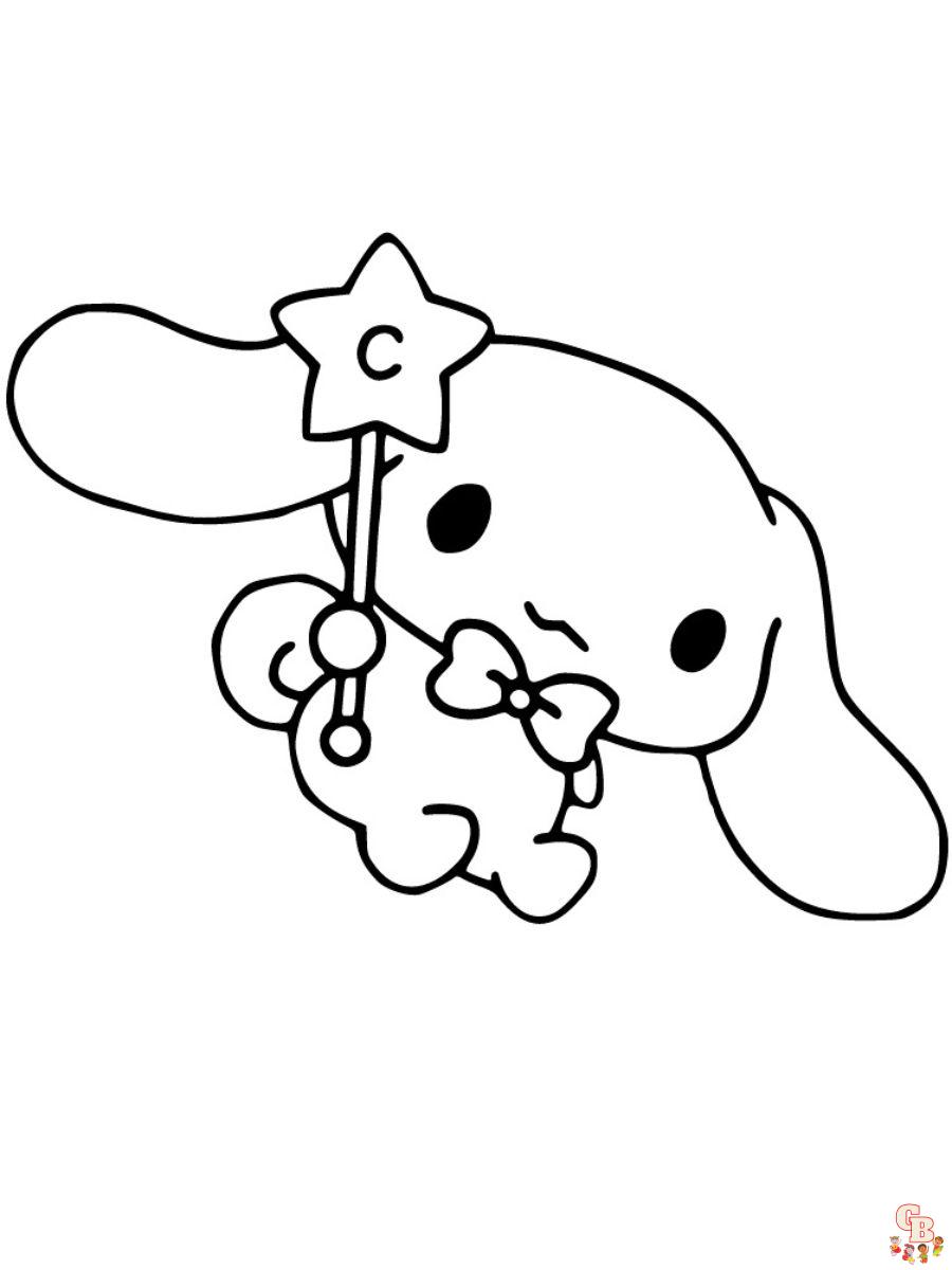 78 Cute Cinnamoroll Coloring Pages Printable 23