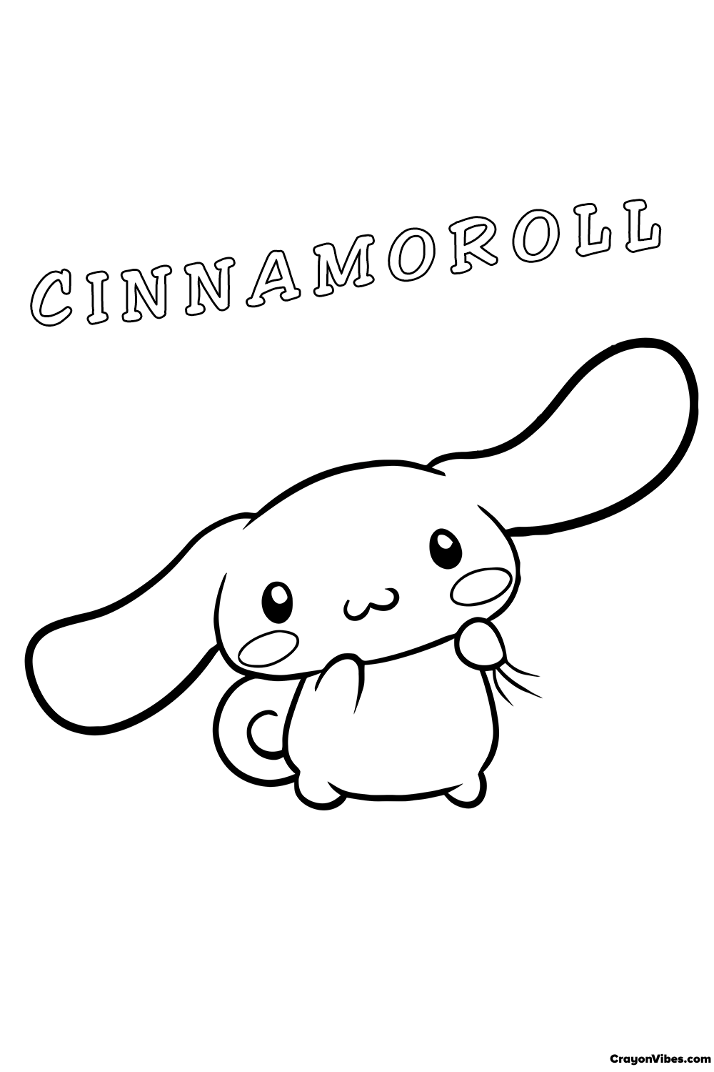 78 Cute Cinnamoroll Coloring Pages Printable 26