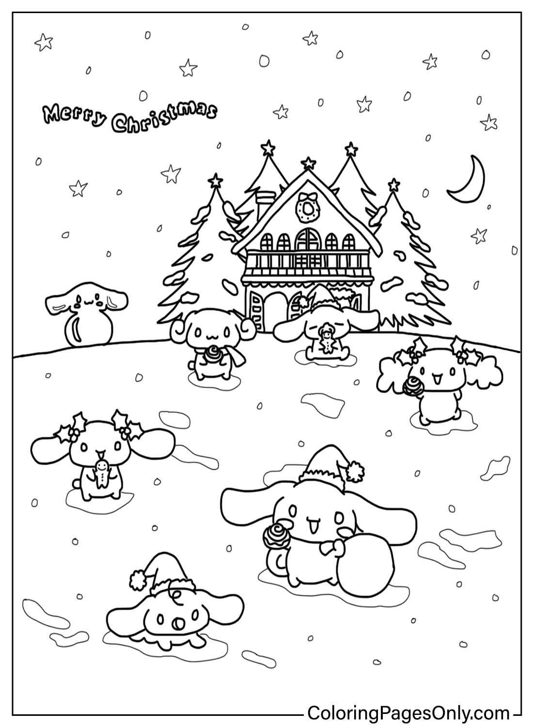 78 Cute Cinnamoroll Coloring Pages Printable 31