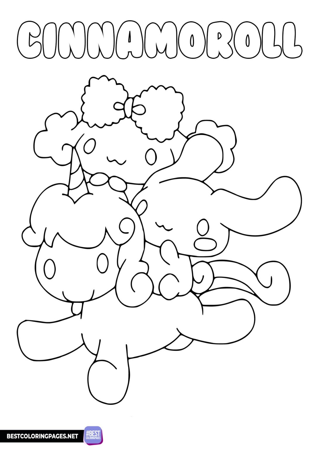 78 Cute Cinnamoroll Coloring Pages Printable 32