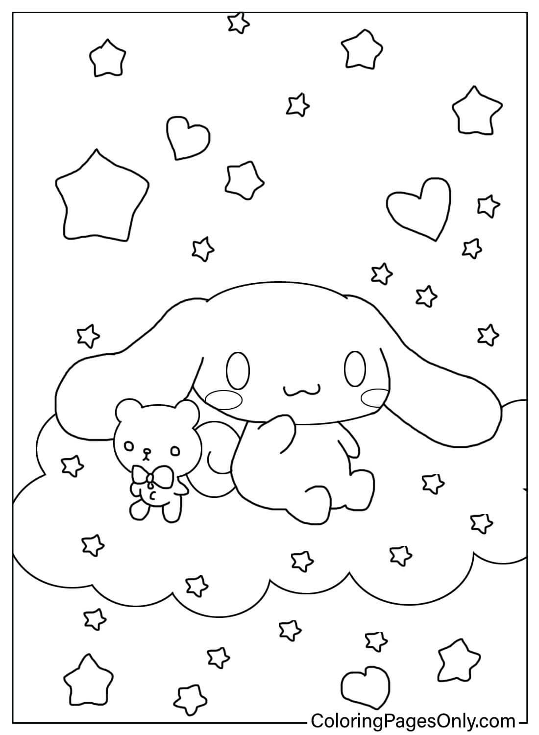 78 Cute Cinnamoroll Coloring Pages Printable 36