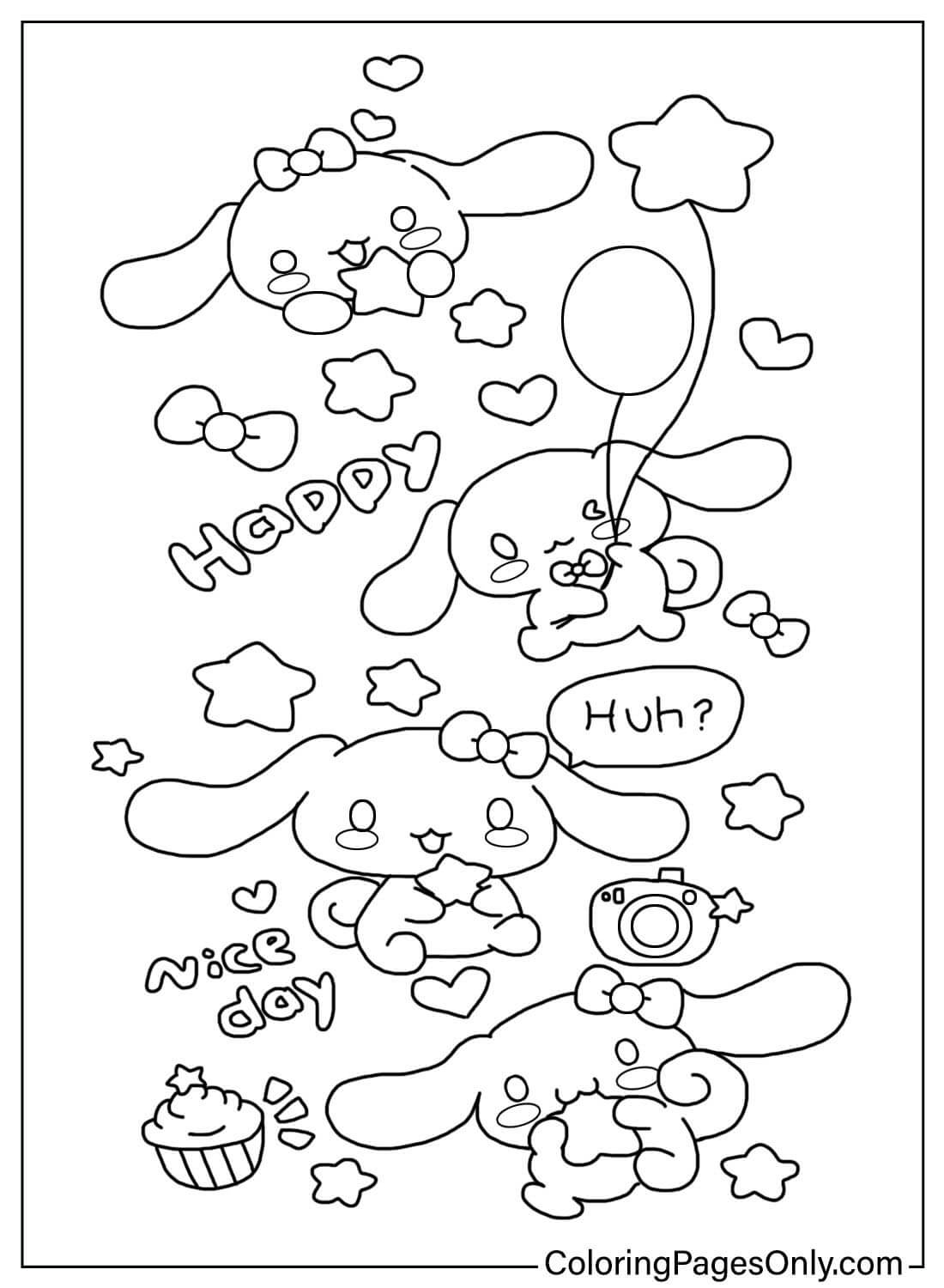 78 Cute Cinnamoroll Coloring Pages Printable 38