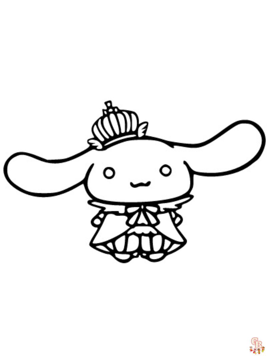 78 Cute Cinnamoroll Coloring Pages Printable 45