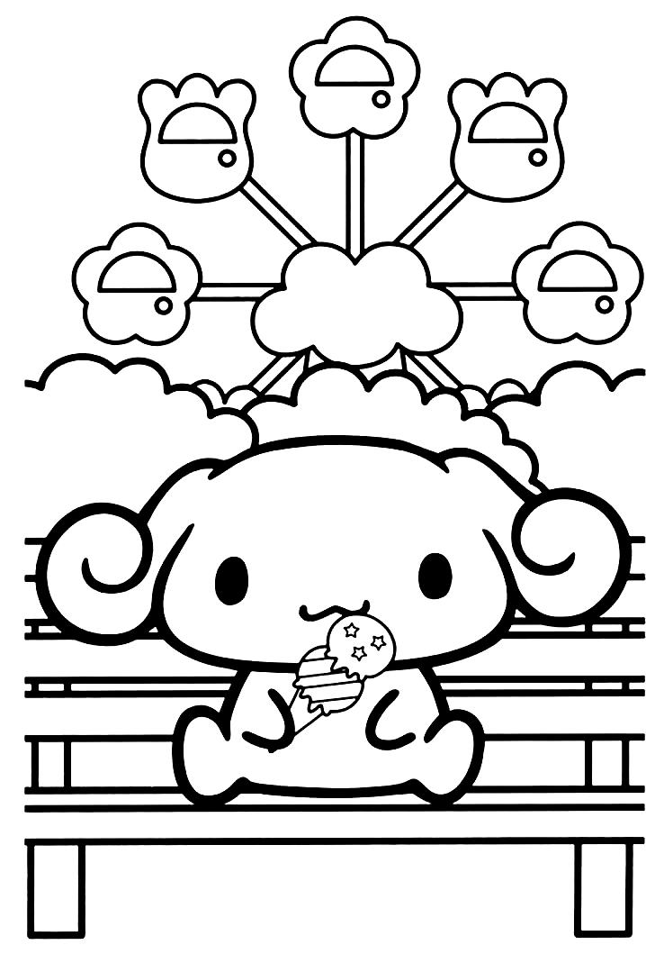 78 Cute Cinnamoroll Coloring Pages Printable 46