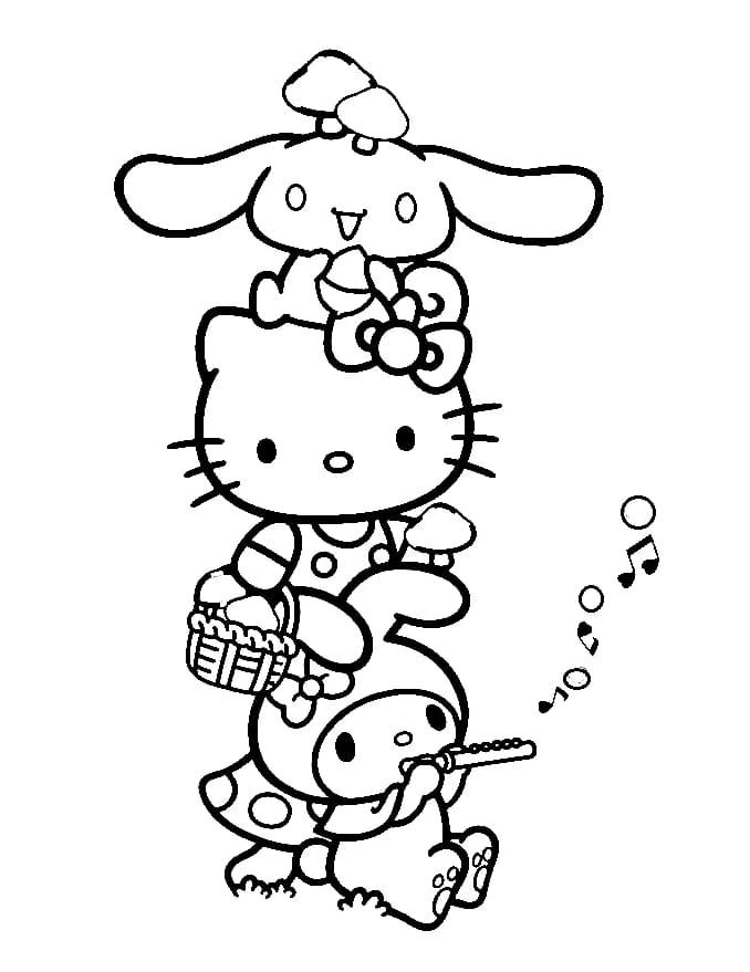 78 Cute Cinnamoroll Coloring Pages Printable 48