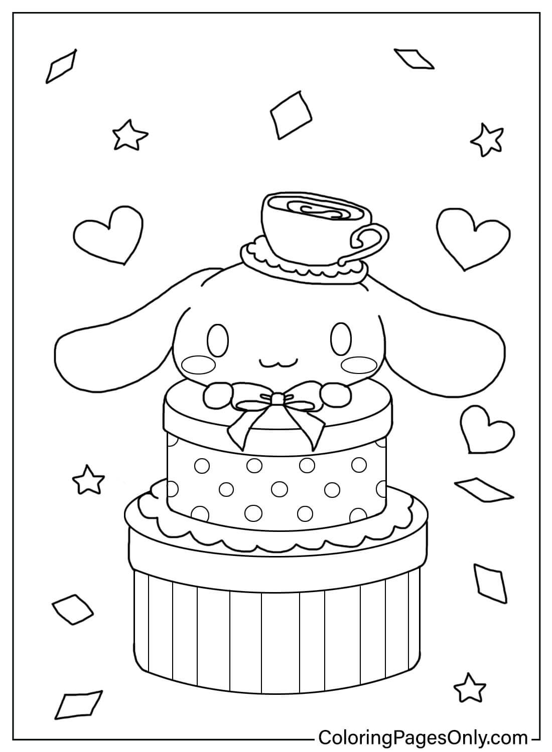 78 Cute Cinnamoroll Coloring Pages Printable 50