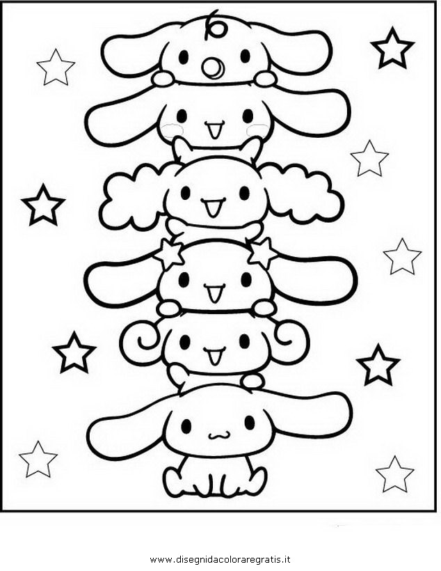 78 Cute Cinnamoroll Coloring Pages Printable 52