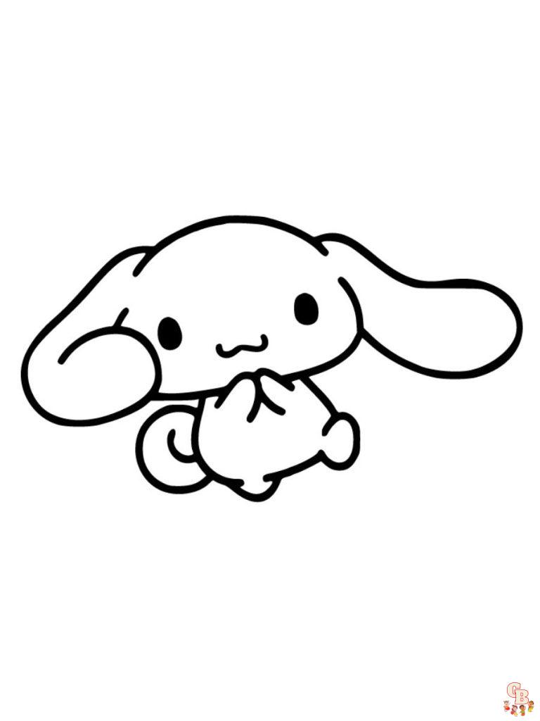 78 Cute Cinnamoroll Coloring Pages Printable 57