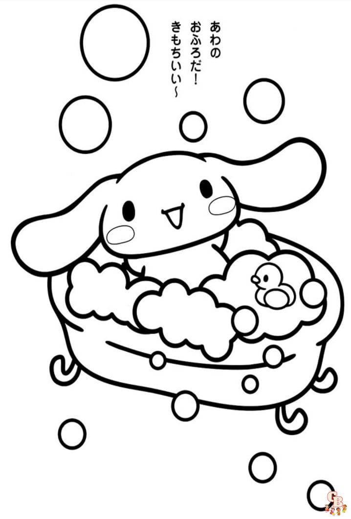 78 Cute Cinnamoroll Coloring Pages Printable 62