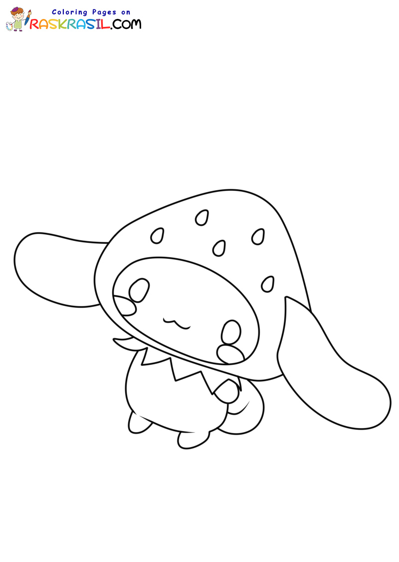 78 Cute Cinnamoroll Coloring Pages Printable 64