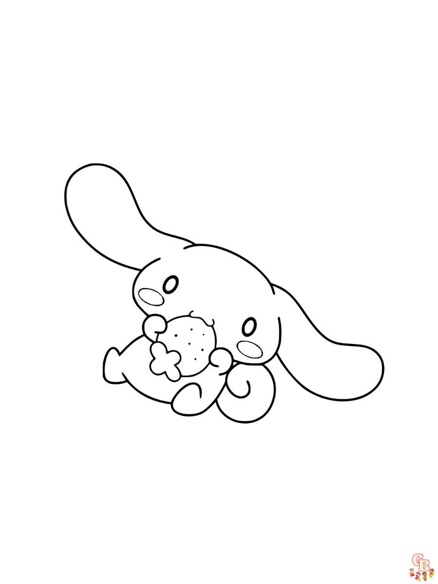 78 Cute Cinnamoroll Coloring Pages Printable 65