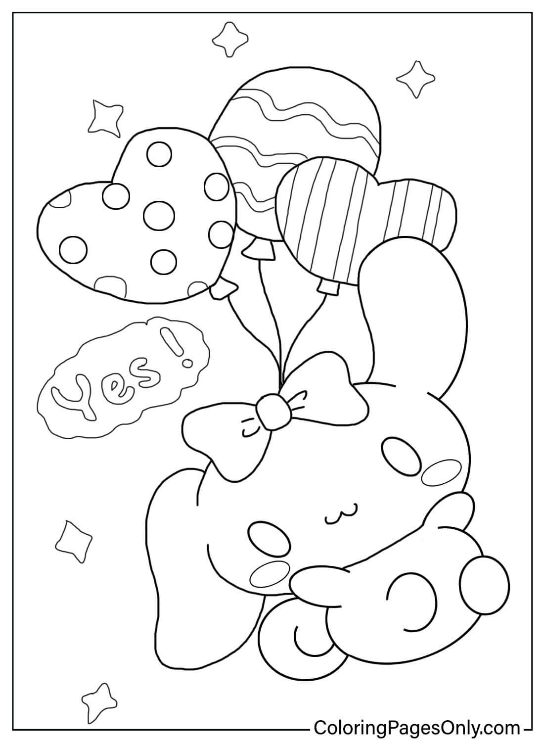 78 Cute Cinnamoroll Coloring Pages Printable 67