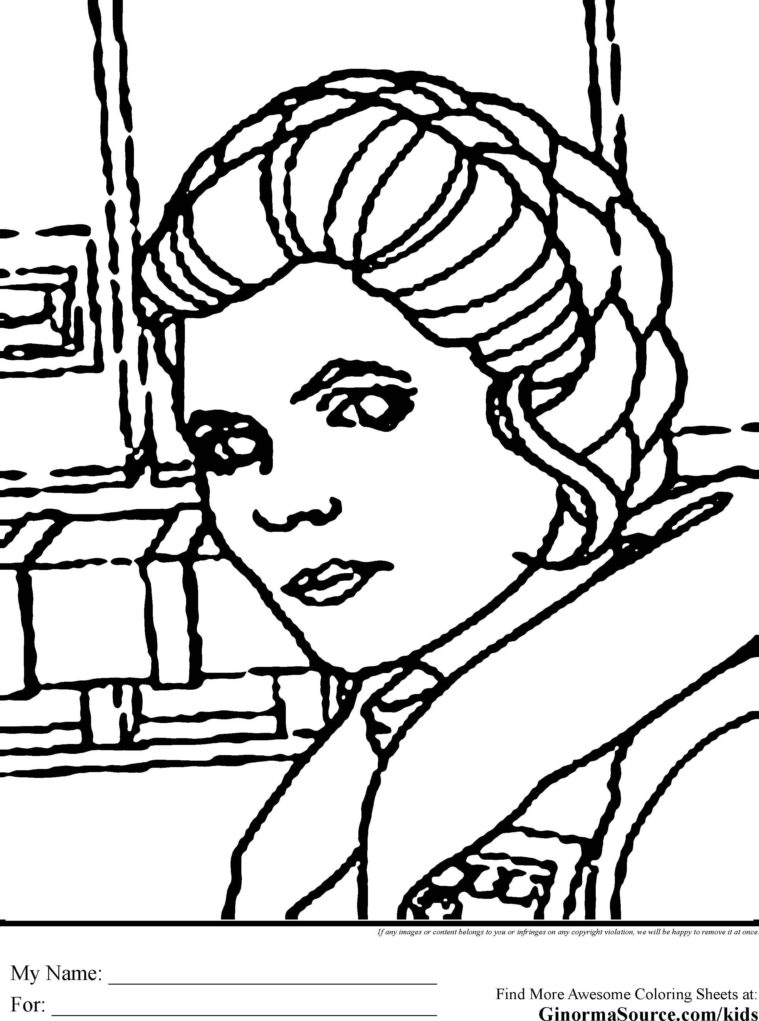 82 Princess Leia Coloring Pages Printable 13