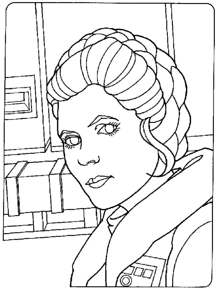 82 Princess Leia Coloring Pages Printable 20