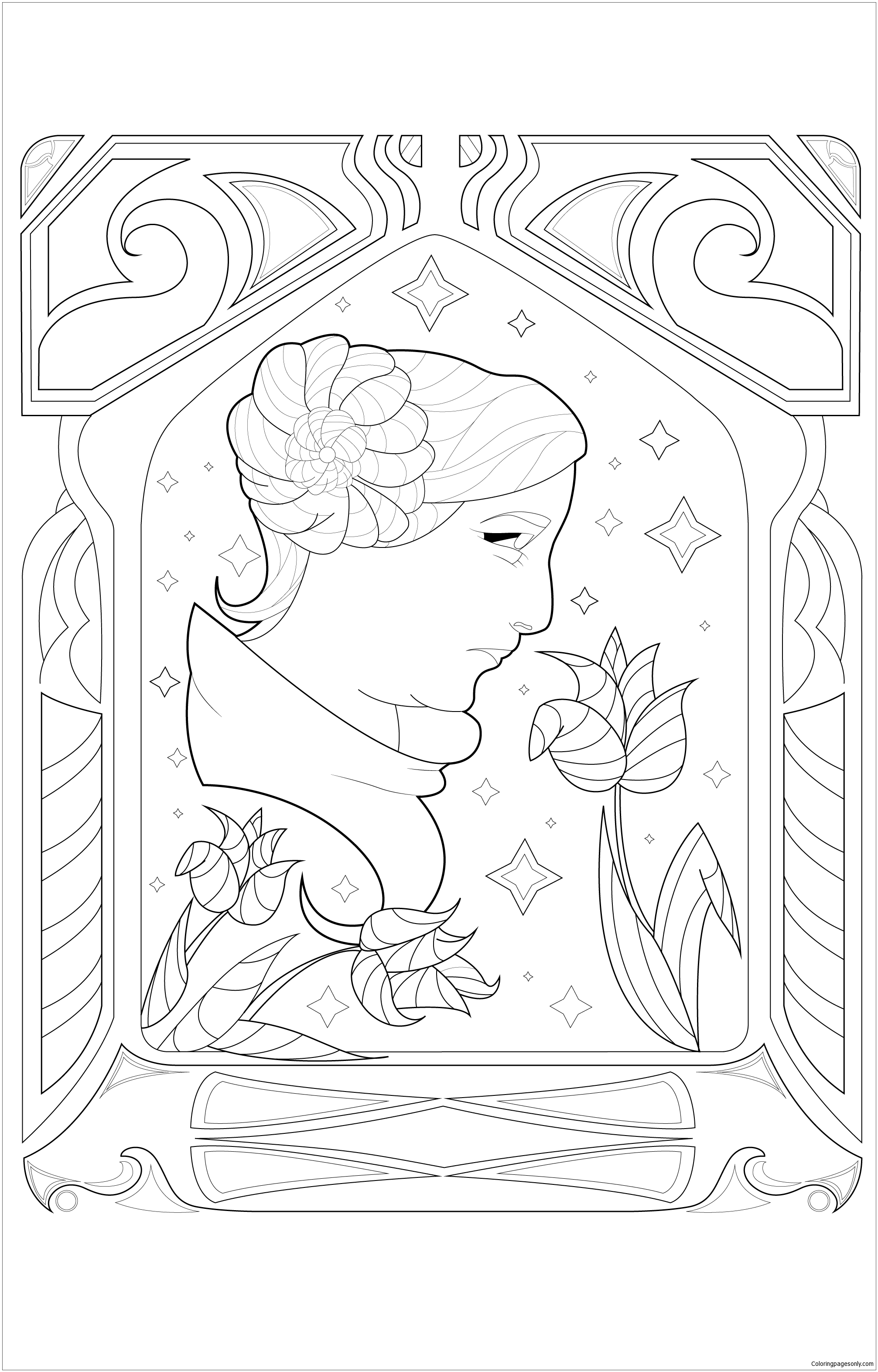 82 Princess Leia Coloring Pages Printable 27