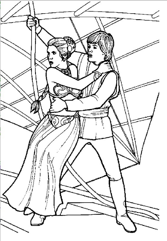 82 Princess Leia Coloring Pages Printable 33