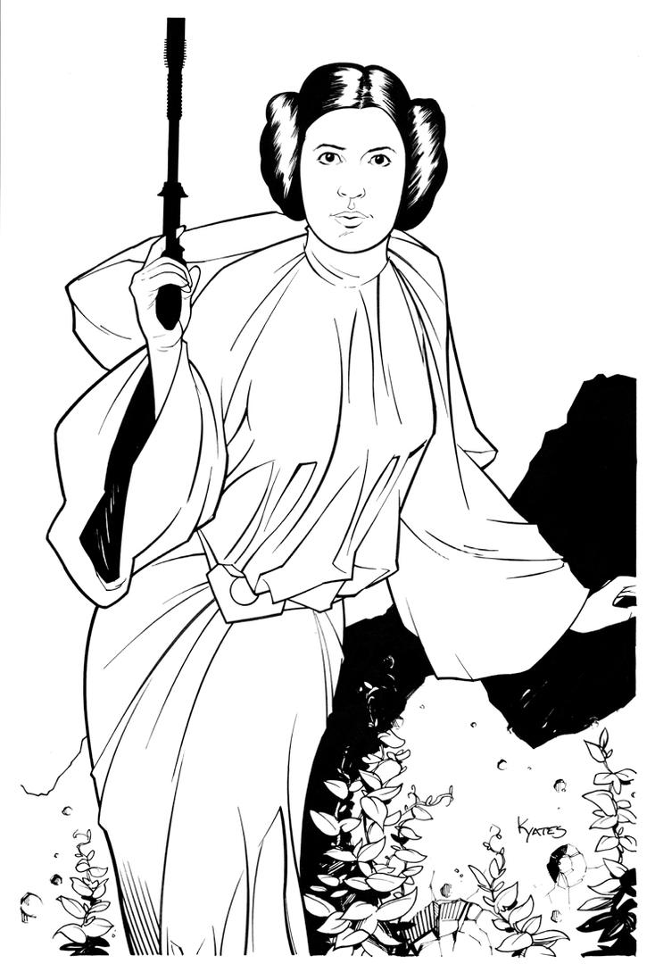 82 Princess Leia Coloring Pages Printable 36