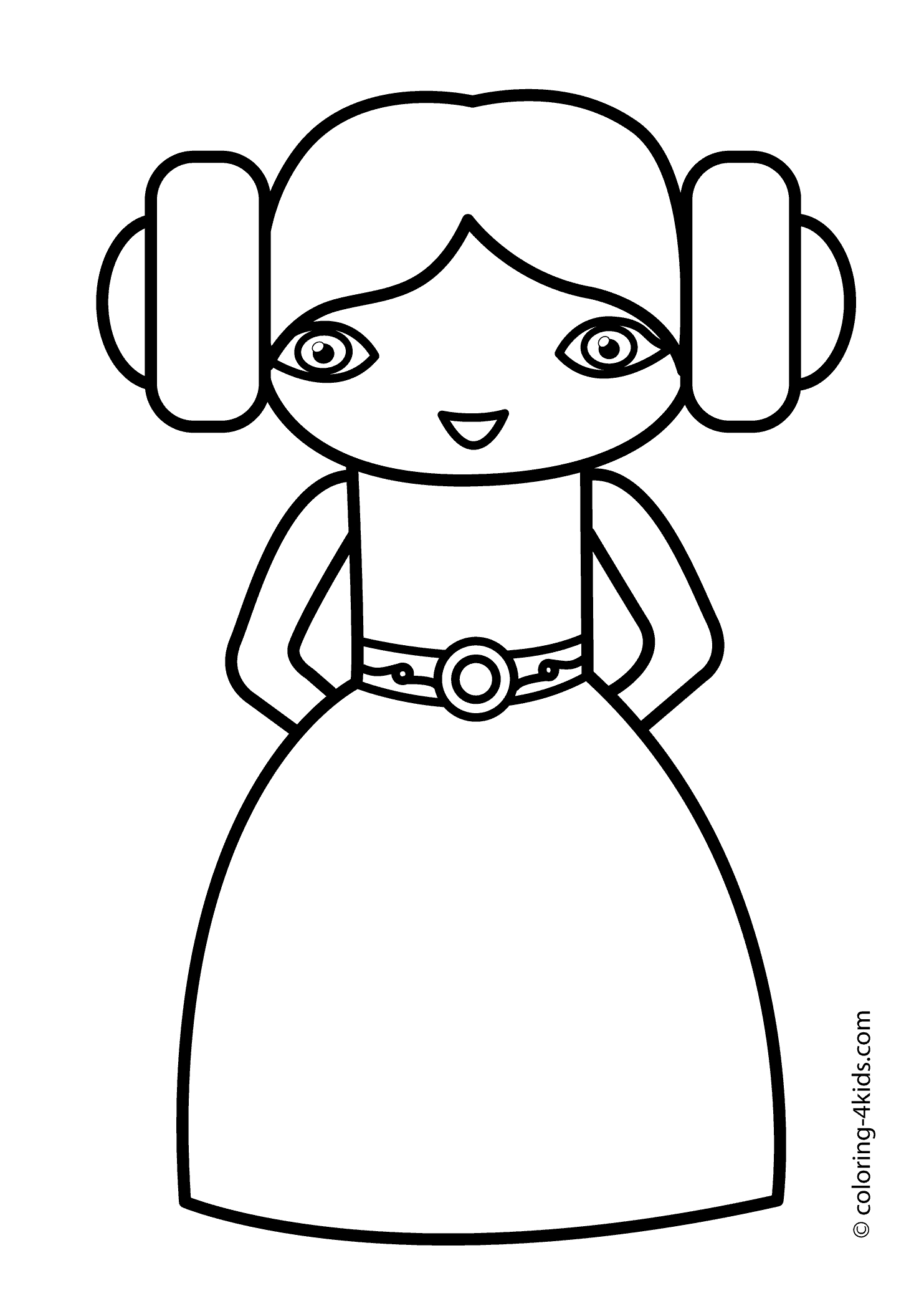 82 Princess Leia Coloring Pages Printable 62