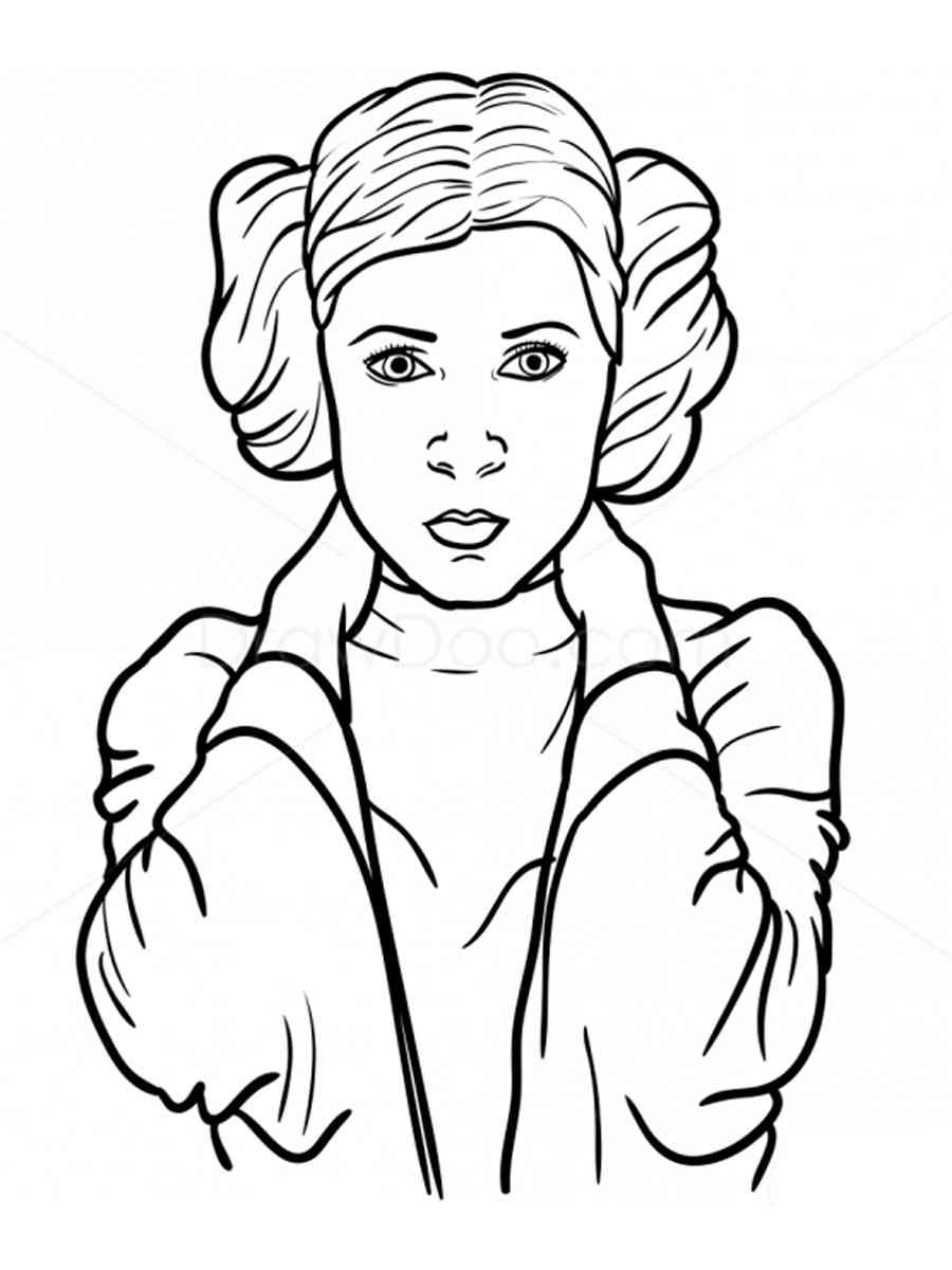 82 Princess Leia Coloring Pages Printable 65